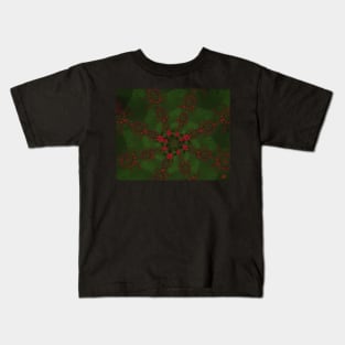 Christmas Flowers Kids T-Shirt